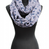 polyester/viscose scarf